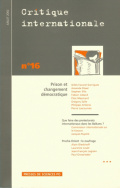 Critique internationale 16, juillet 2002