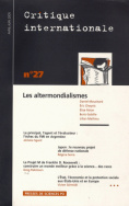 Critique internationale 27, avril-juin 2005