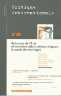 Critique internationale 35, avril-juin 2007