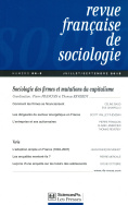 Revue française de sociologie 56-3, juillet-septembre 2015
