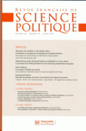 Revue française de science politique 61-4, aout 2011