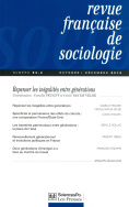 Revue française de sociologie 54-4, octobre-décembre 2013