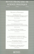 Revue française de science politique 59-3, juin 2009