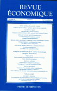Revue économique 58 - 5, septembre 2007