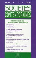 Sociétés contemporaines n° 63 2006