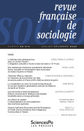 Revue française de sociologie 63-3/4, juillet-décembre 2022