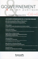 Gouvernement & action publique 04-4, Octobre- décembre 2015