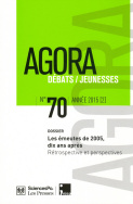 Agora débats/jeunesses 70, 2015
