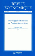 Revue économique 60, mai 2009