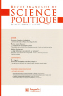 Revue française de science politique 65-2, Avril 2015