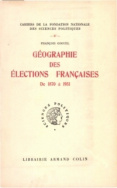 Géographie des élections françaises de 1870 à 1951