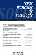 Revue française de sociologie 61-4, octobre-décembre 2020