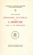 Géographie électorale de l'Ardèche sous la Troisième République