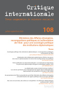 Critique internationale 108, juillet-septembre 2025