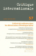 Critique internationale 57, octobre-décembre 2012