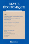 Revue économique 62-4, juillet 2011