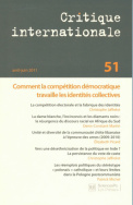 Critique internationale 51, avril-juin 2011