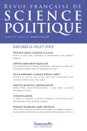 Revue française de science politique 75-4, octobre-décembre 2025