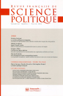 Revue française de science politique 64-1, février 2014