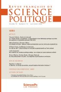 Revue français de science politique 70 3-4, juin-août 2020