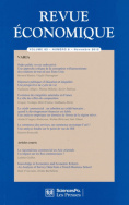 Revue économique 63-6, novembre  2012