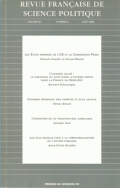 Revue française de science politique 53 - 4, août 2003