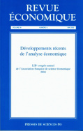 Revue économique 56 - 3, mai 2005