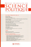 Revue française de science politique 63-6, décembre 2013