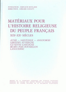 Matériaux pour l'histoire religieuse du peuple français, XIXe-XXe siècles